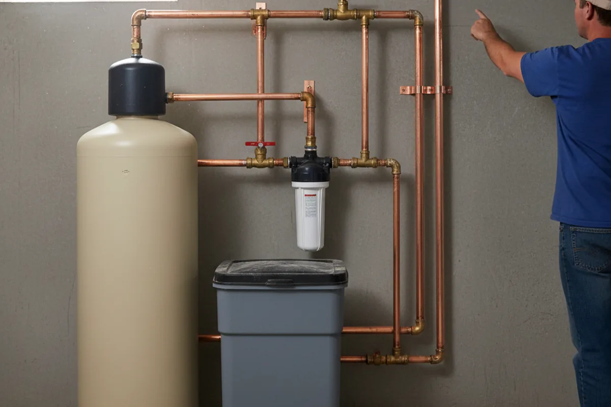 Whole-house water treatment system installed in Harbeson